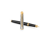 Waterman Hemisphere Reflections of Paris Fountain Pen - Deluxe Black - Picture 1